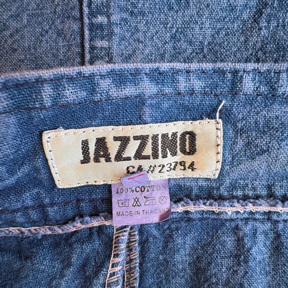 😱Vintage JAZZINO Embroidered Denim Skirt • High-Waisted - Picture 5 of 7